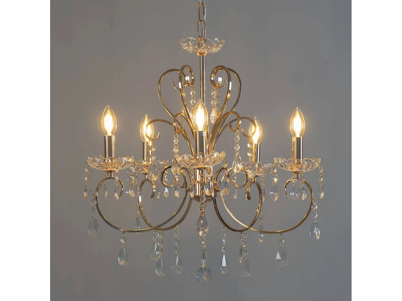 Lustre cristal or rose - Pavia