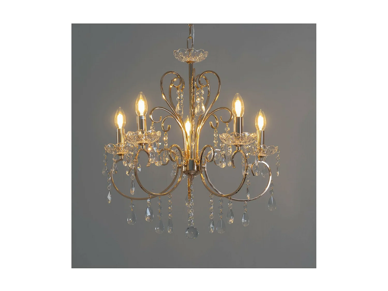 Lustre cristal or rose - Pavia