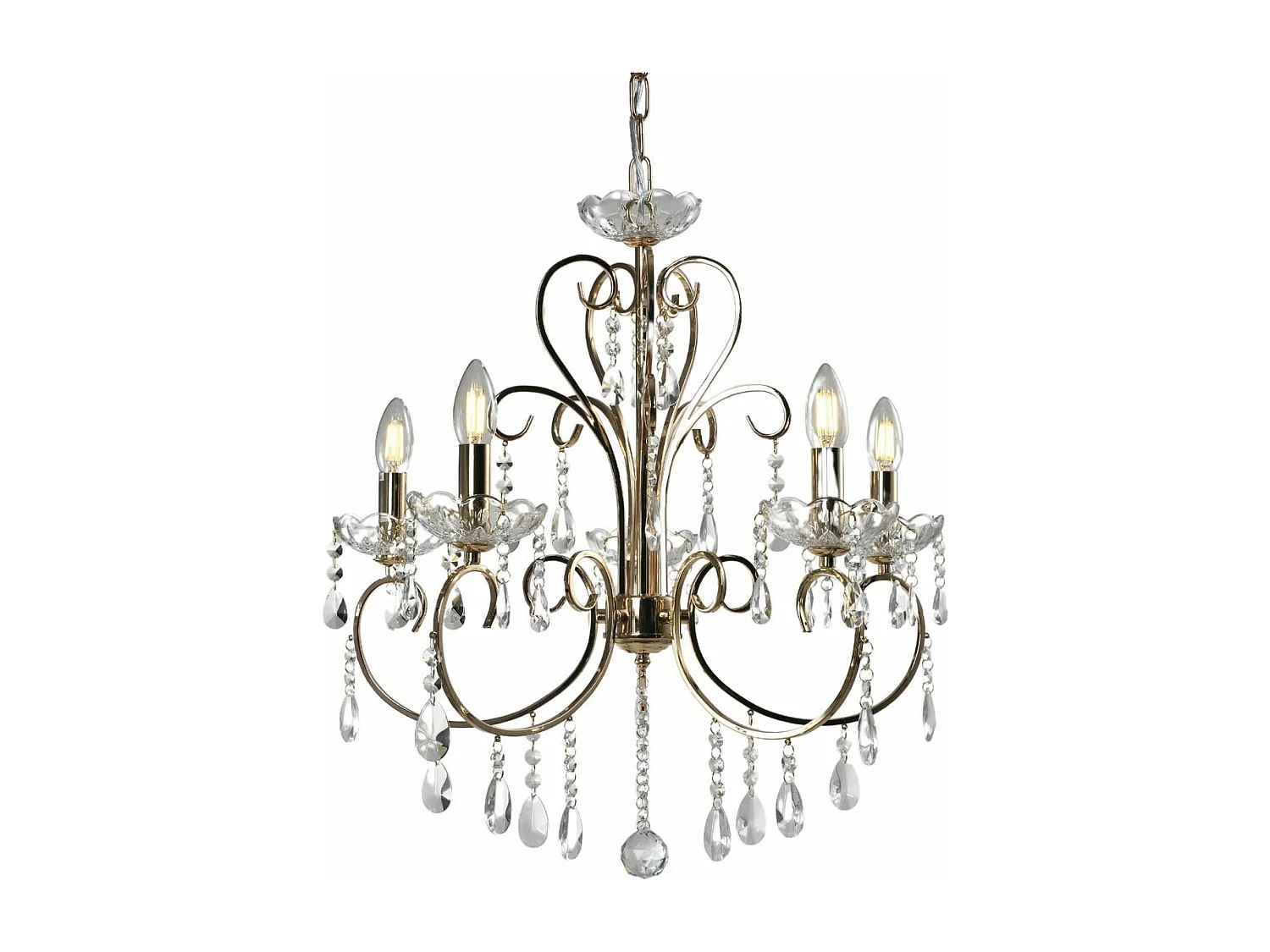 Lustre cristal or rose - Pavia