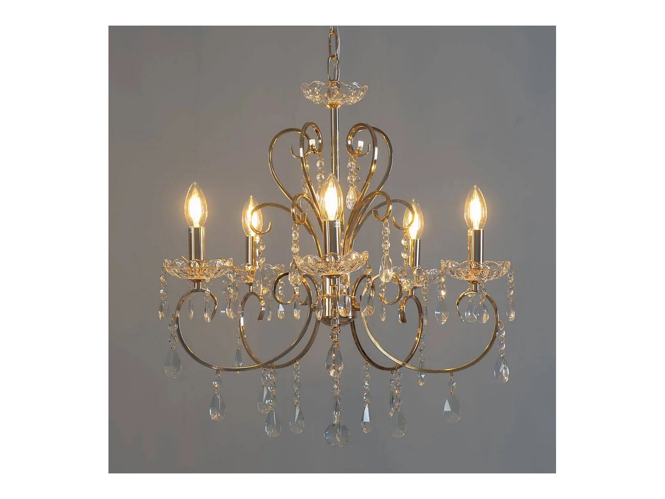 Lustre cristal or rose - Pavia