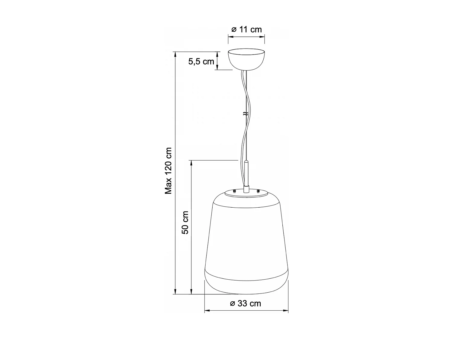 Suspension design et tendance en verre fumé dégradé - Manoli