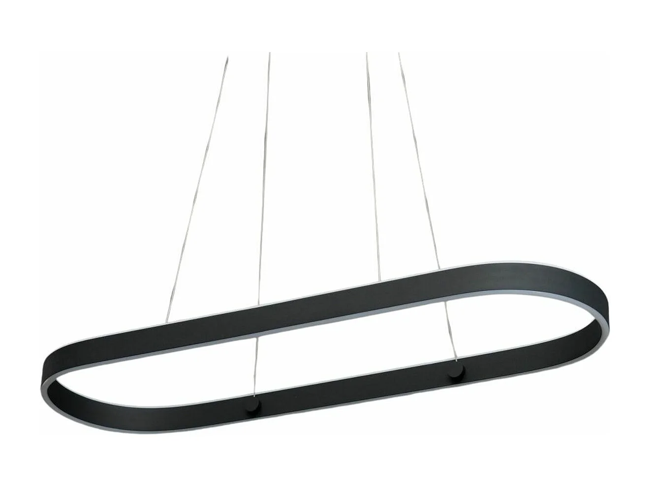 Suspension ultra design noir en LED - Apollo