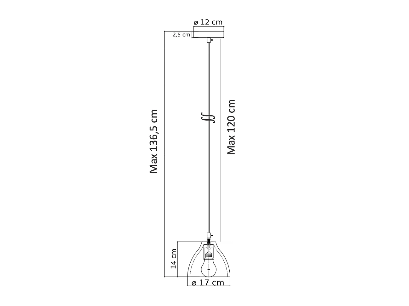 Suspension béton ciment gris - Exo