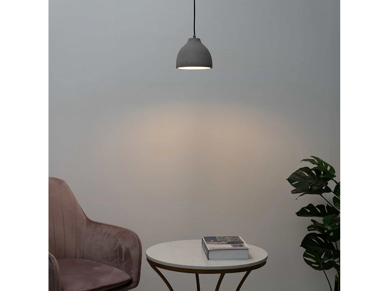 Suspension béton ciment gris - Exo