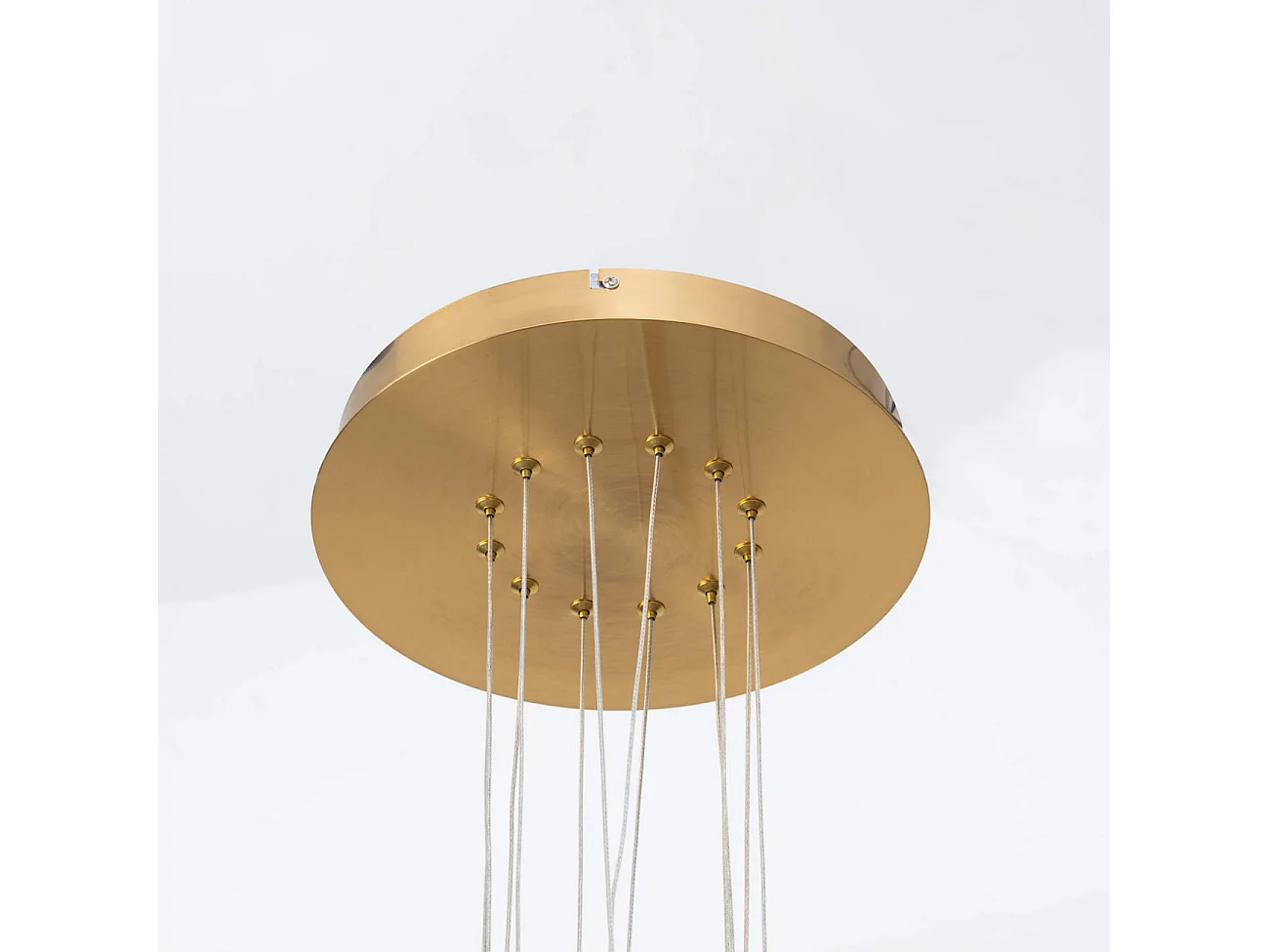 Grande suspension dorée à bras entrecroisés - Cynthia