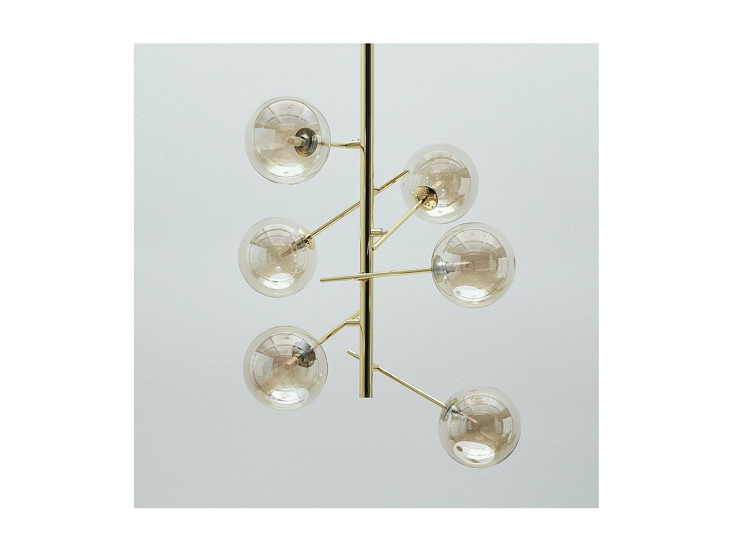 Suspension design multi sphères ambrées - Onolia