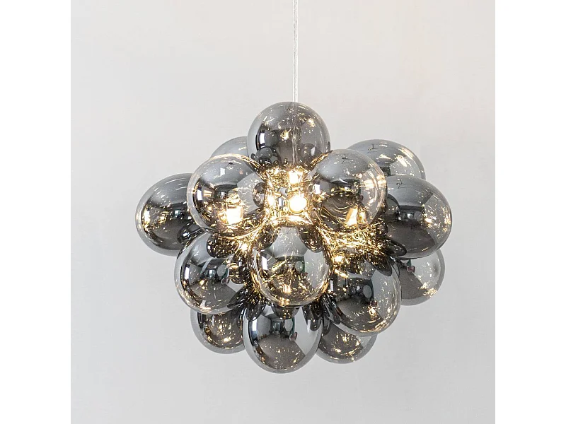 Suspension moderne à 17 verres noirs fumés - Bartali