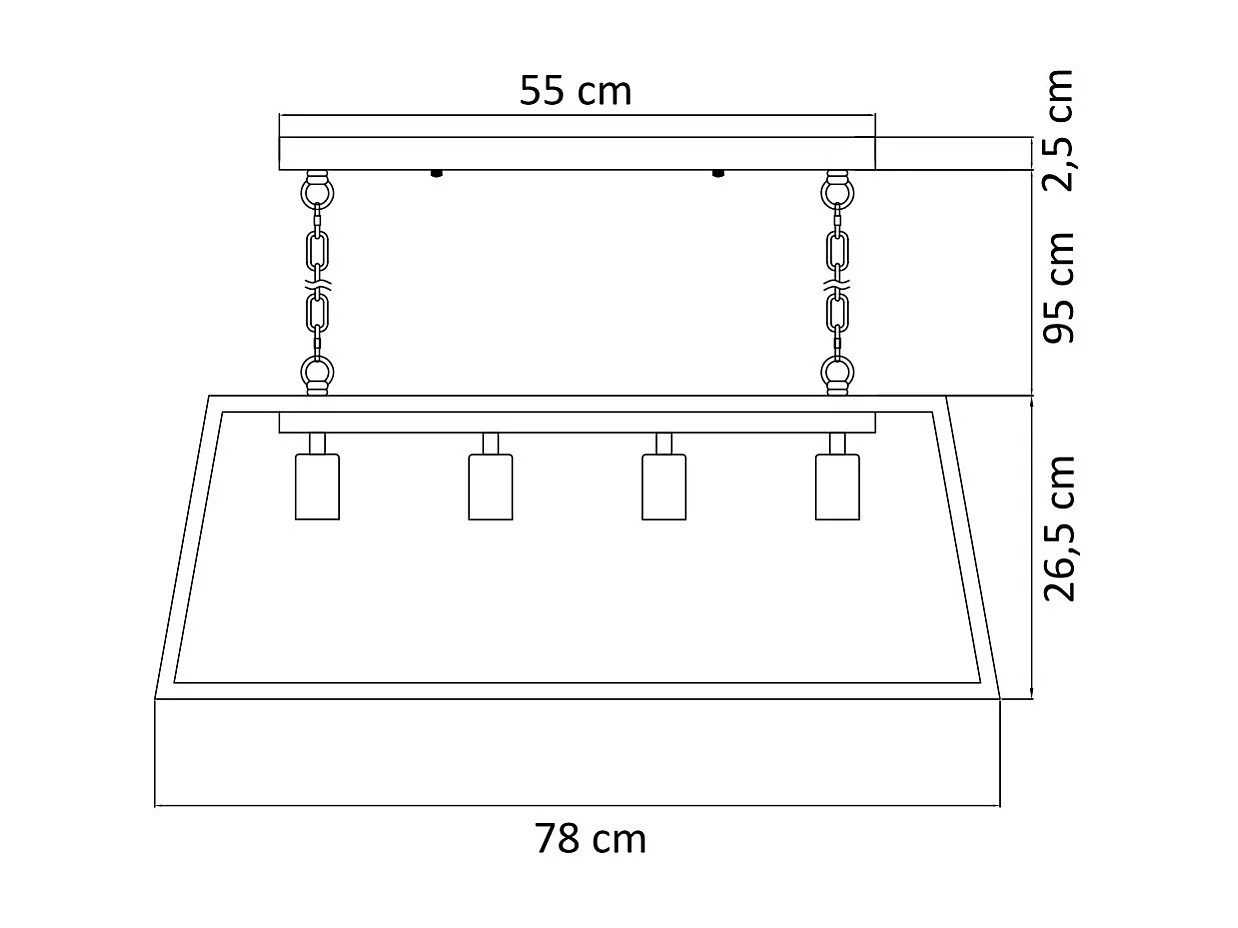 Grande suspension serre à semis 4 lumières - Fresy