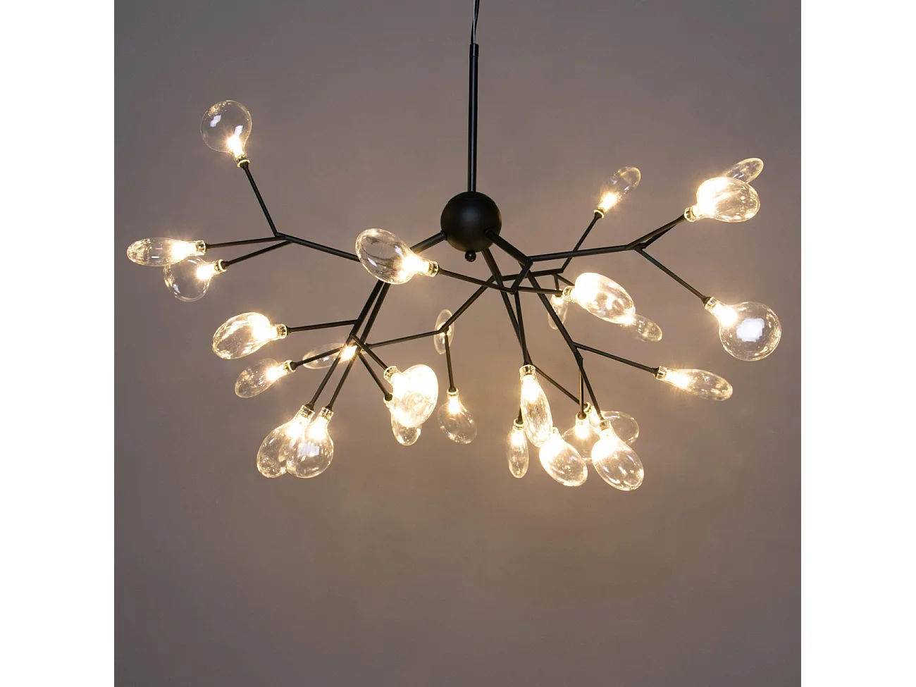 Suspension branchage métallique noir - Arsinoe