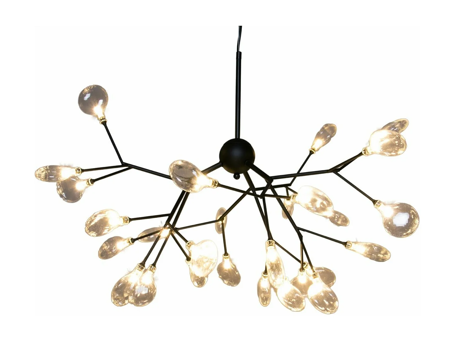 Suspension branchage métallique noir - Arsinoe