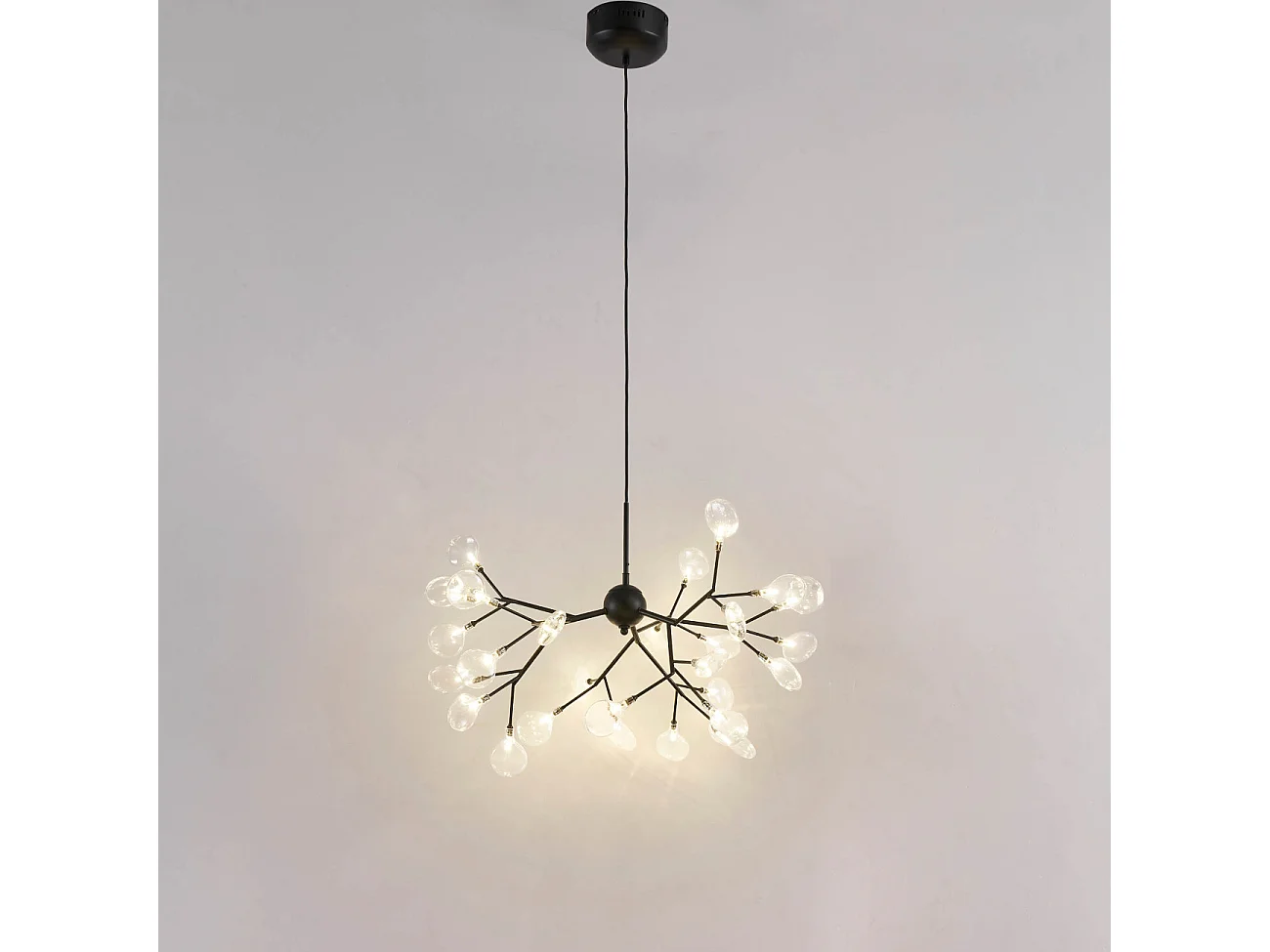 Suspension branchage métallique noir - Arsinoe