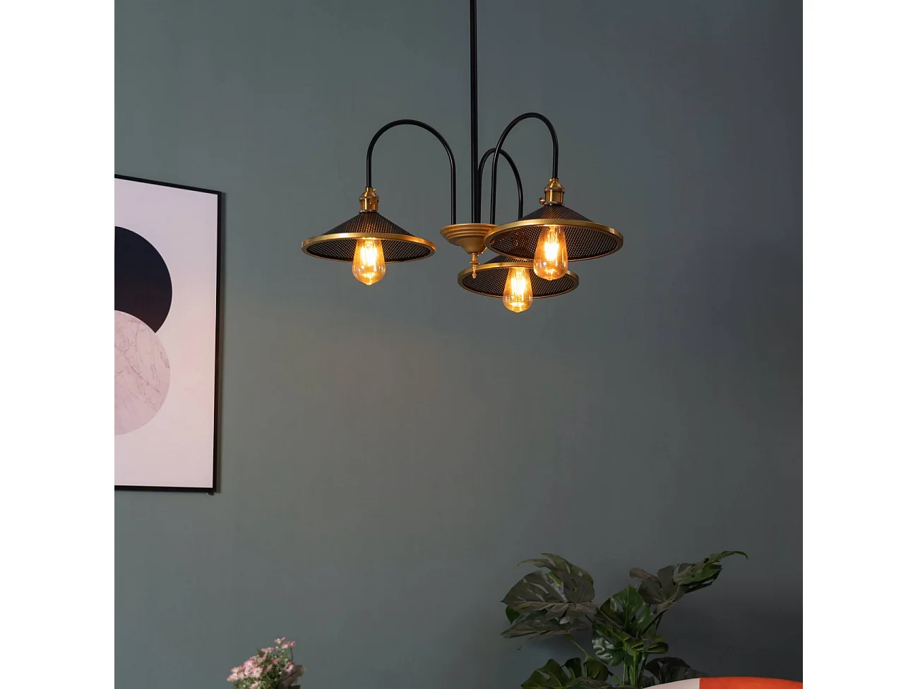Suspension old school élégante trio - Hypnos