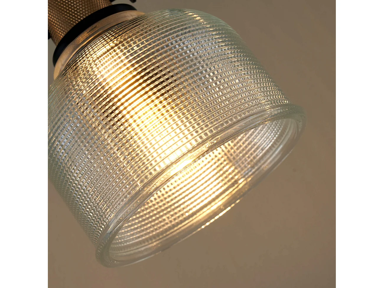 Suspension cloche verre transparent -  Vela