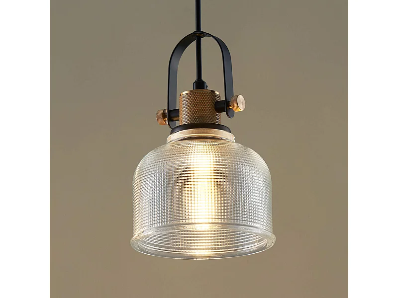 Suspension cloche verre transparent -  Vela