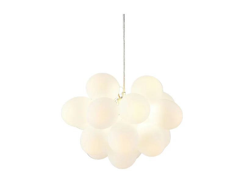 Suspension contemporaine à 17 verres blancs - Bartali