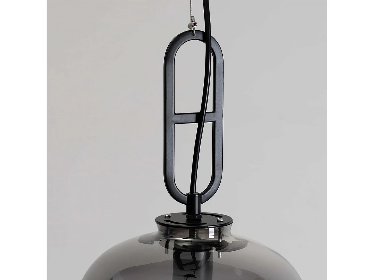 Suspension design jar en verre fumé - Tamale