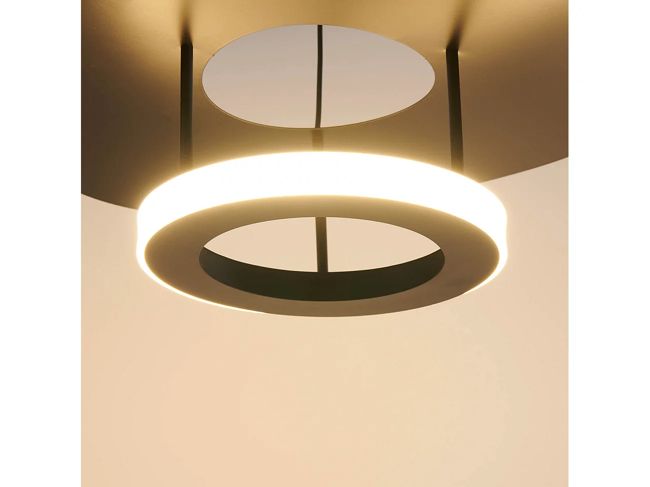 Suspension aérienne noire LED - Onil