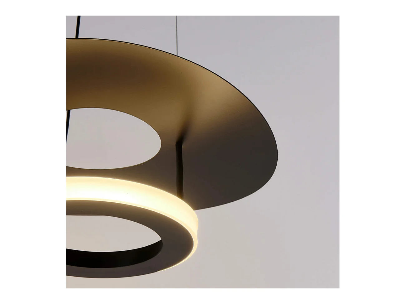 Suspension aérienne noire LED - Onil
