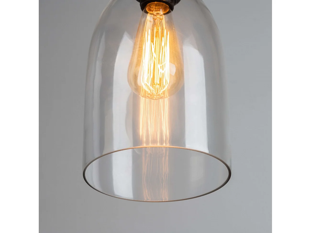 Luminaire suspendu cloche en verre - Gloria