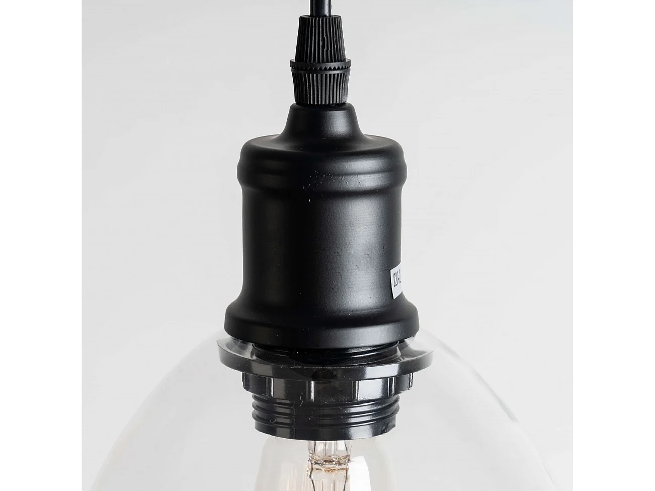 Luminaire suspendu cloche en verre - Gloria