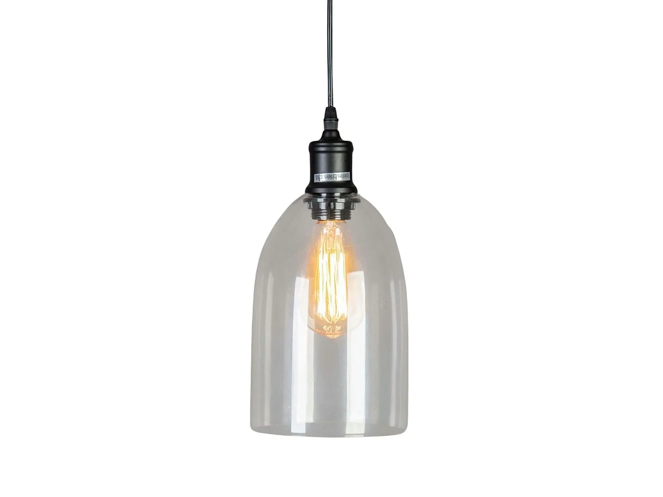Luminaire suspendu cloche en verre - Gloria