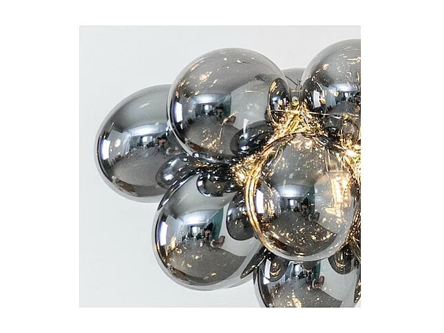 Grande suspension horizontale 36 verres fumés - Bartali