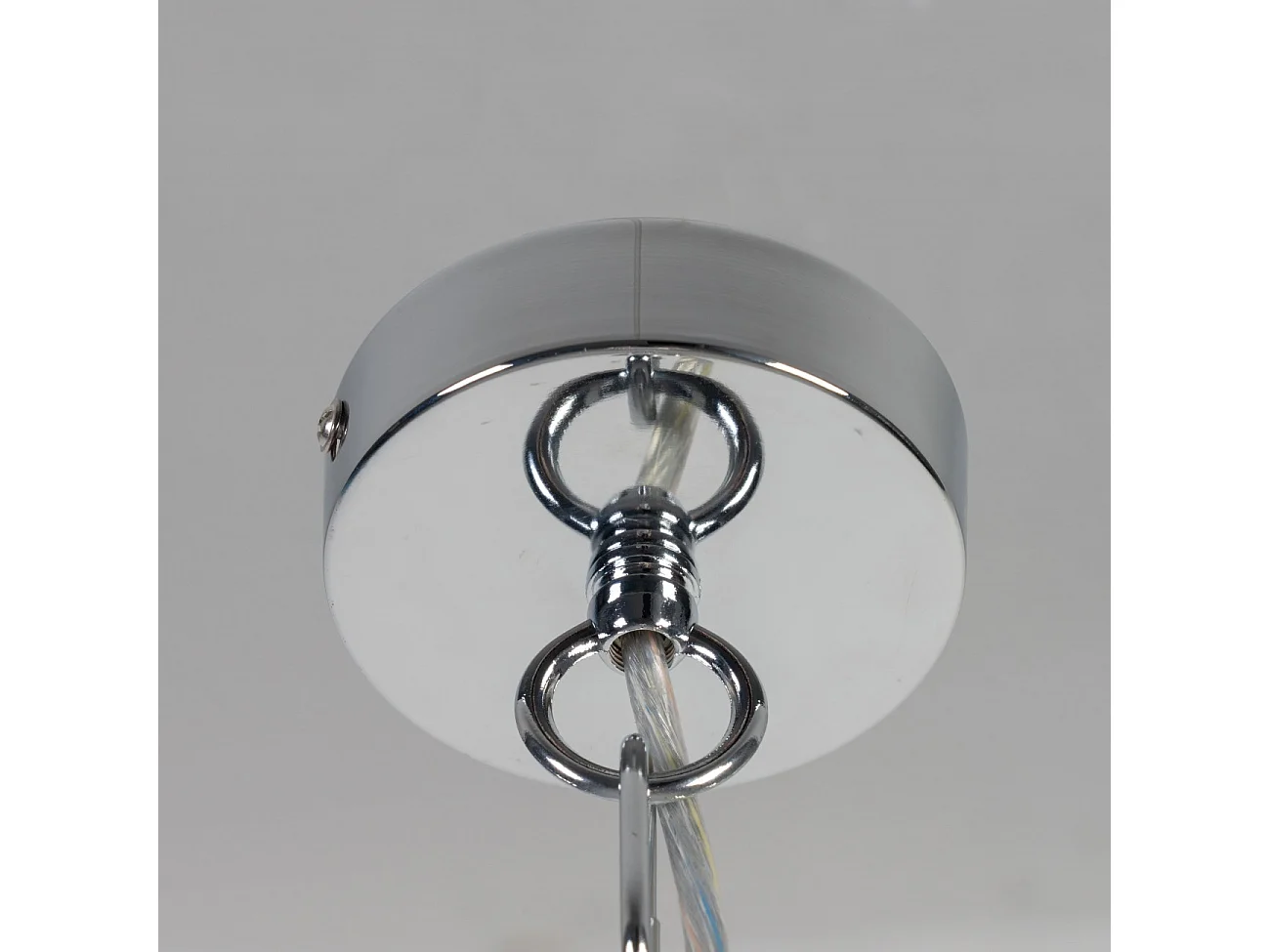 Lustre baroque design 8 bras verre transparent - Matane