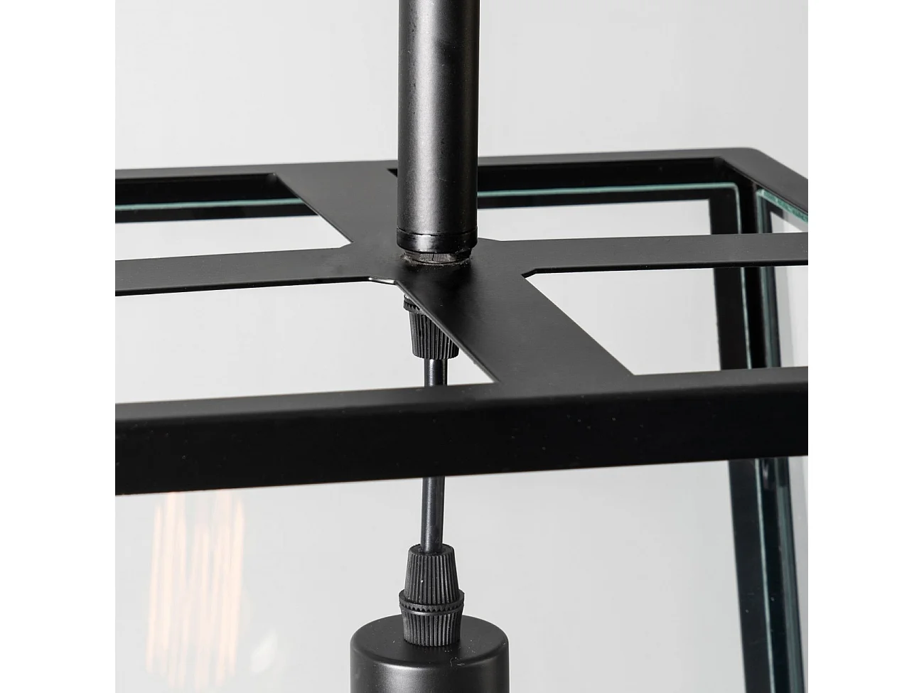 Grande Suspension industrielle en verre - Fresy