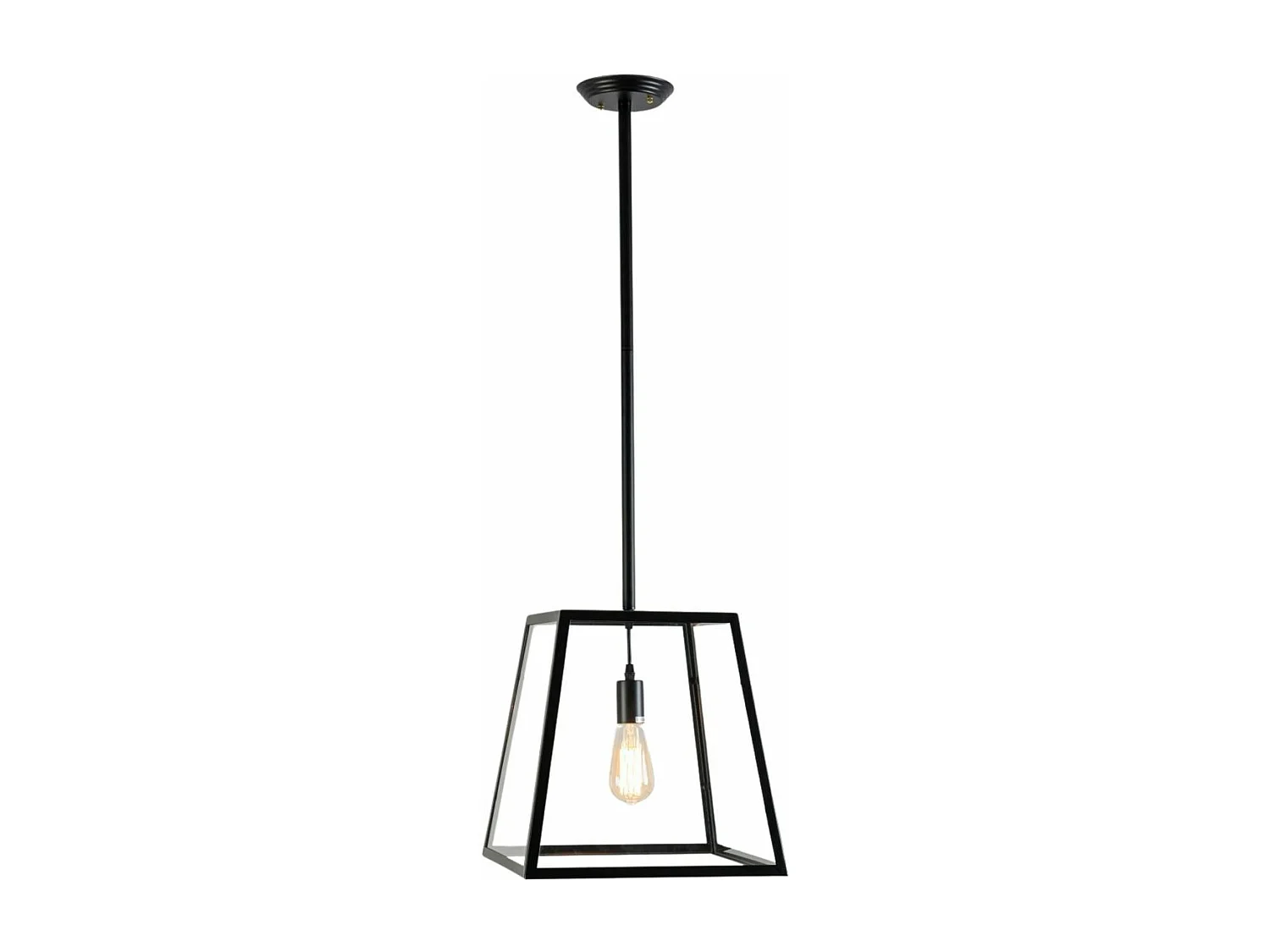 Grande Suspension industrielle en verre - Fresy