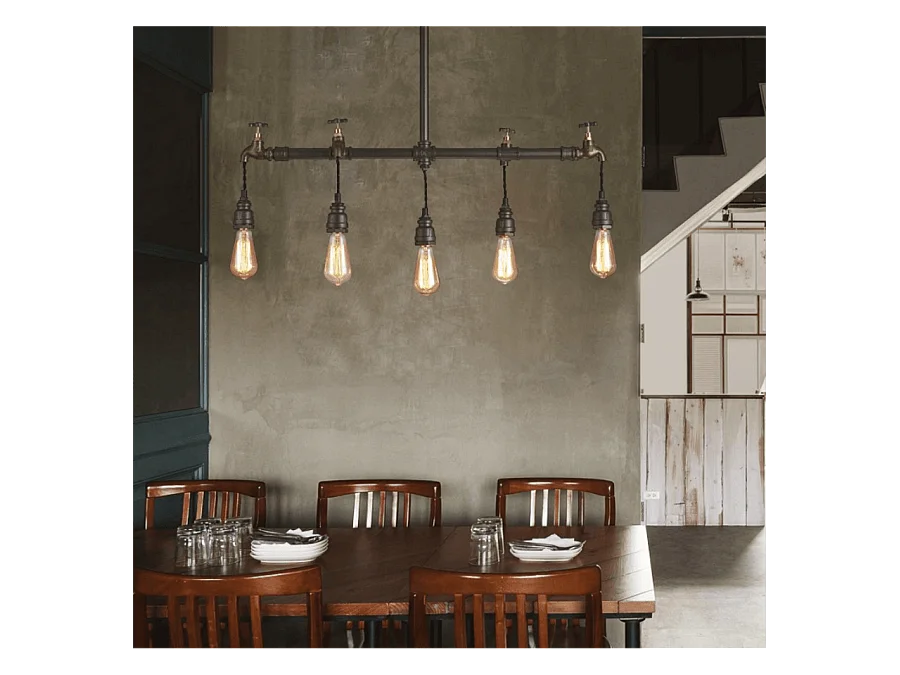 Suspension robinet industrielle 5 têtes - Neptune