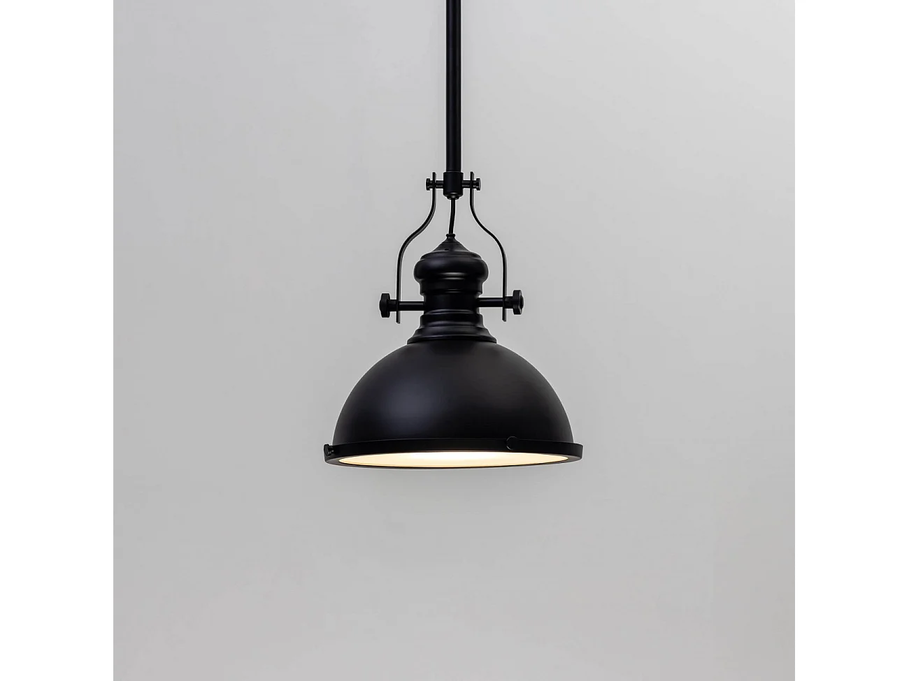 Suspension Industrielle Noire - Neris