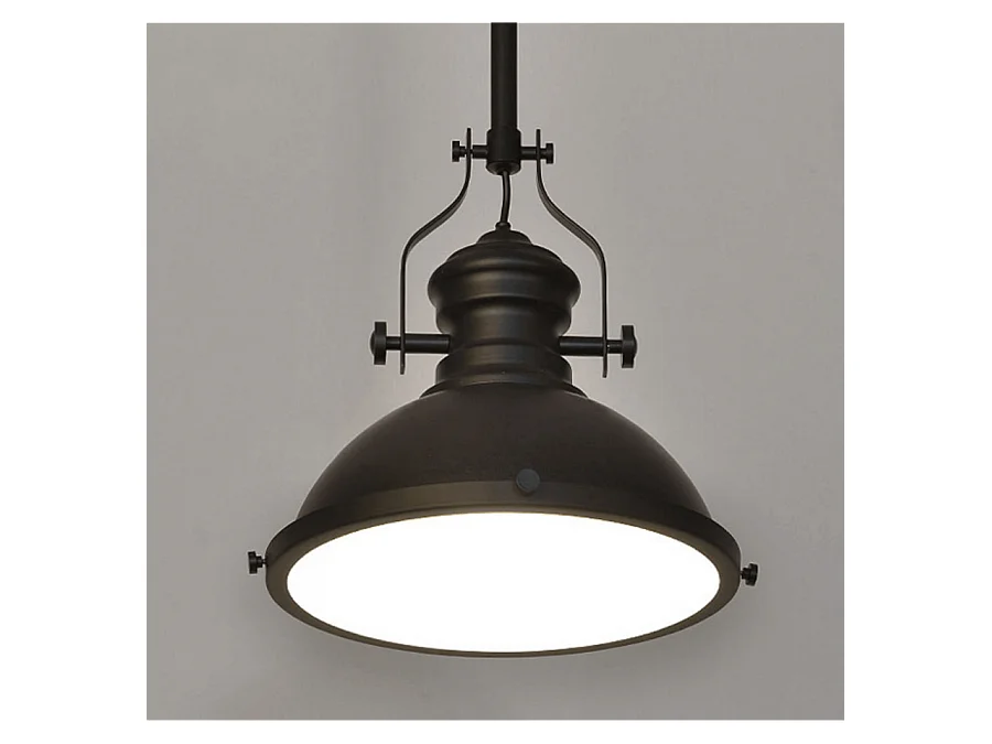 Suspension Industrielle Noire - Neris