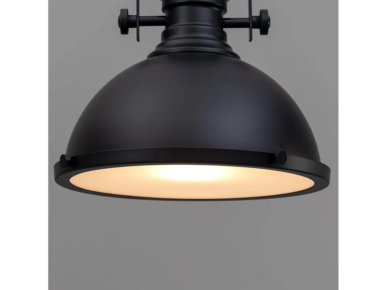 Suspension Industrielle Noire - Neris