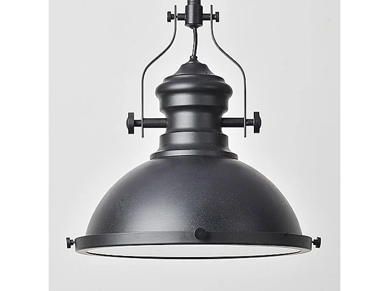 Suspension Industrielle Noire - Neris