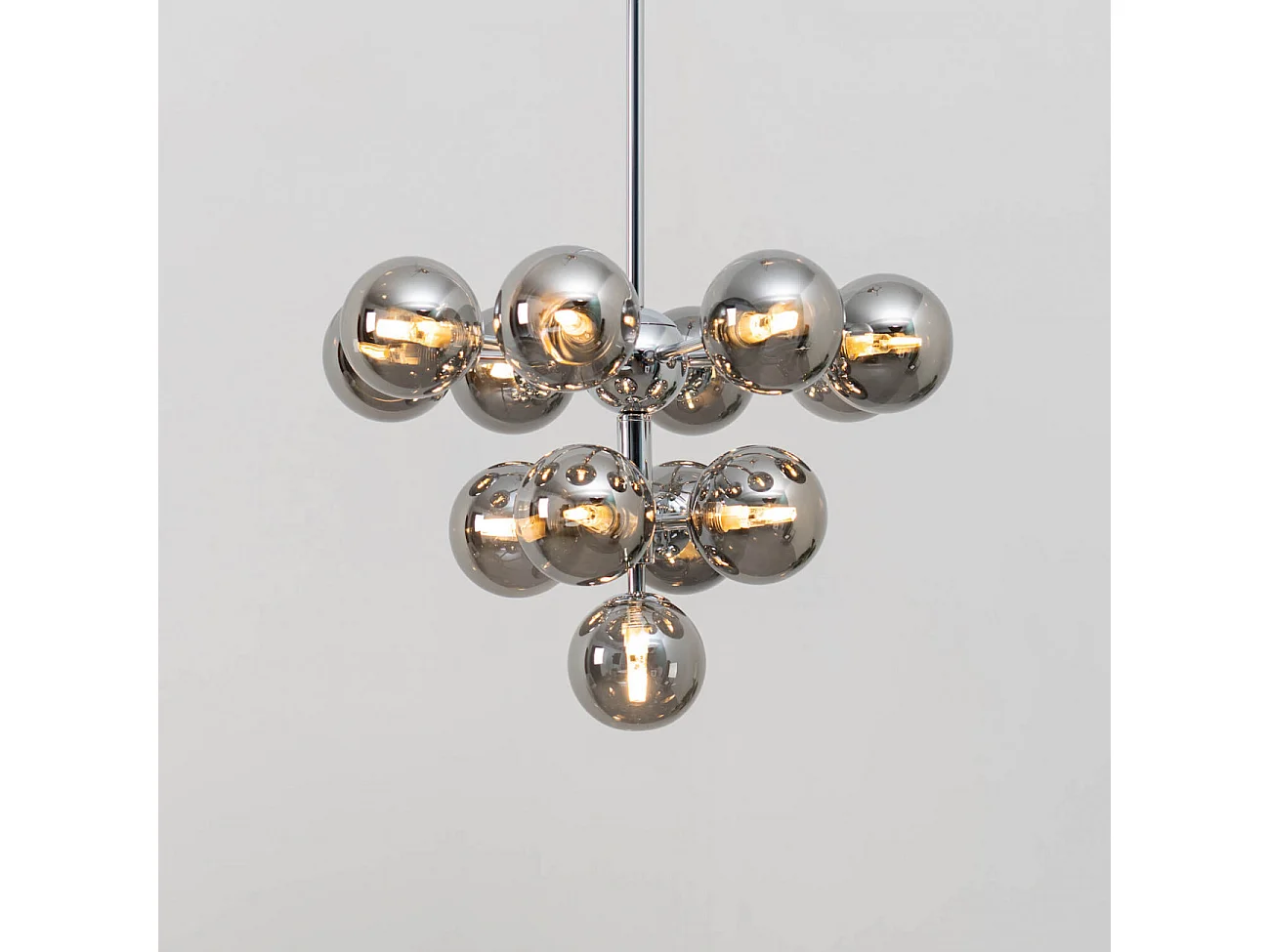 Suspension élégante à 13 verres fumés - Nizzalo