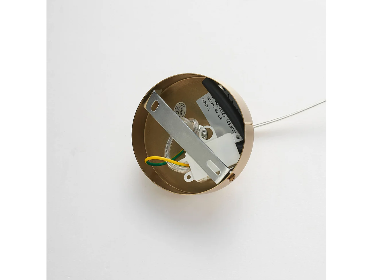 Suspension verre cannelé coloré - Joina