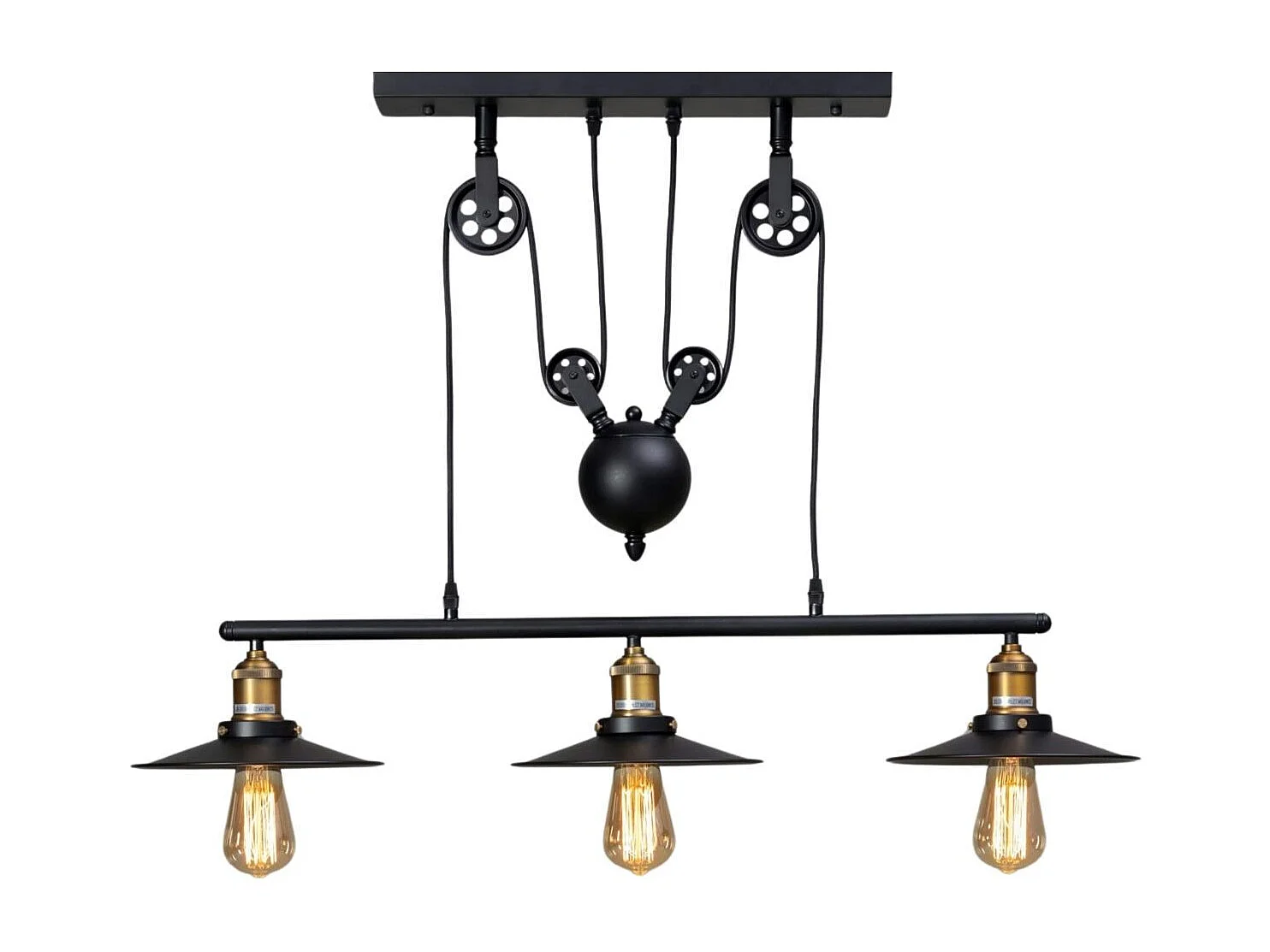 Lampe industrielle suspension - Triple Piattino