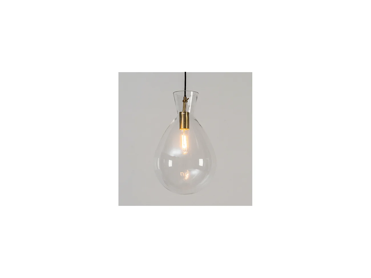 Suspension goutte transparente -  Gabriela