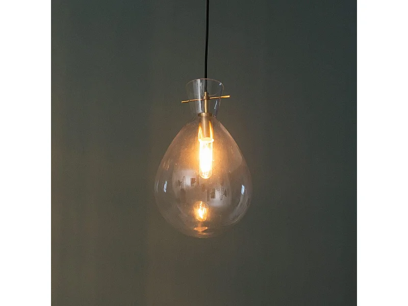 Suspension goutte transparente -  Gabriela