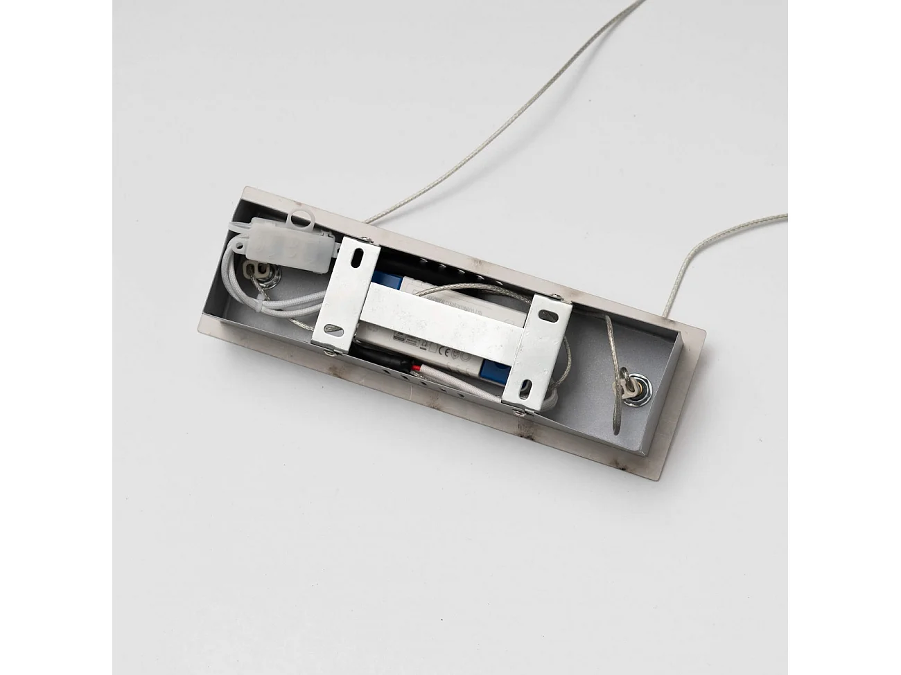 Suspension LED chromée design ondulé - Savona