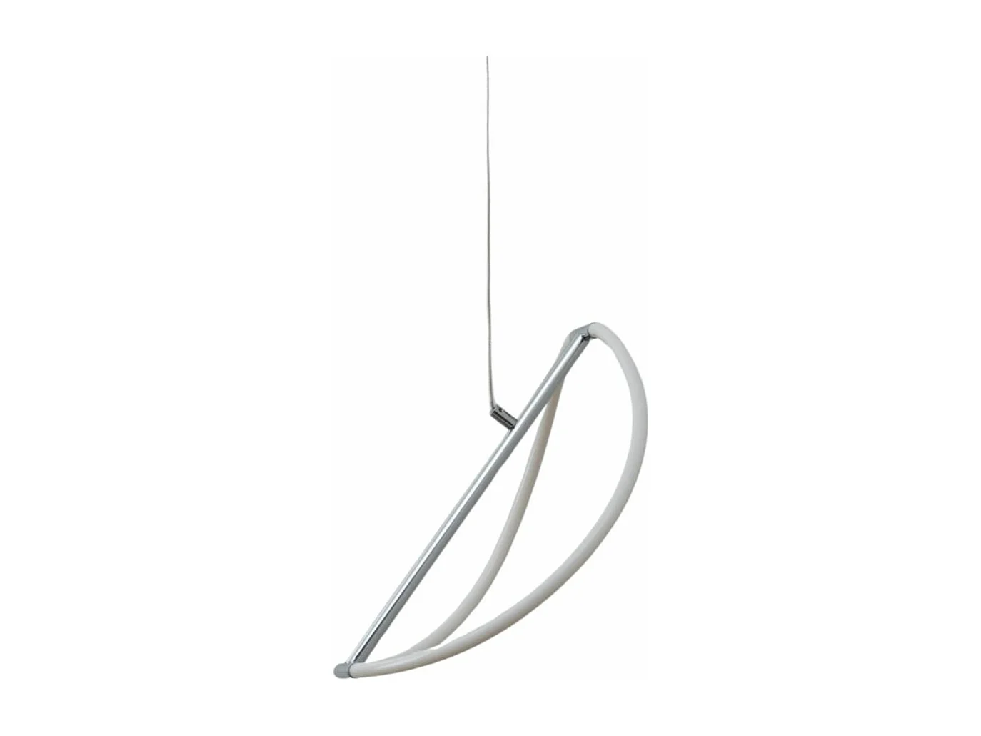 Suspension LED design circulaire courbée - Molfaro