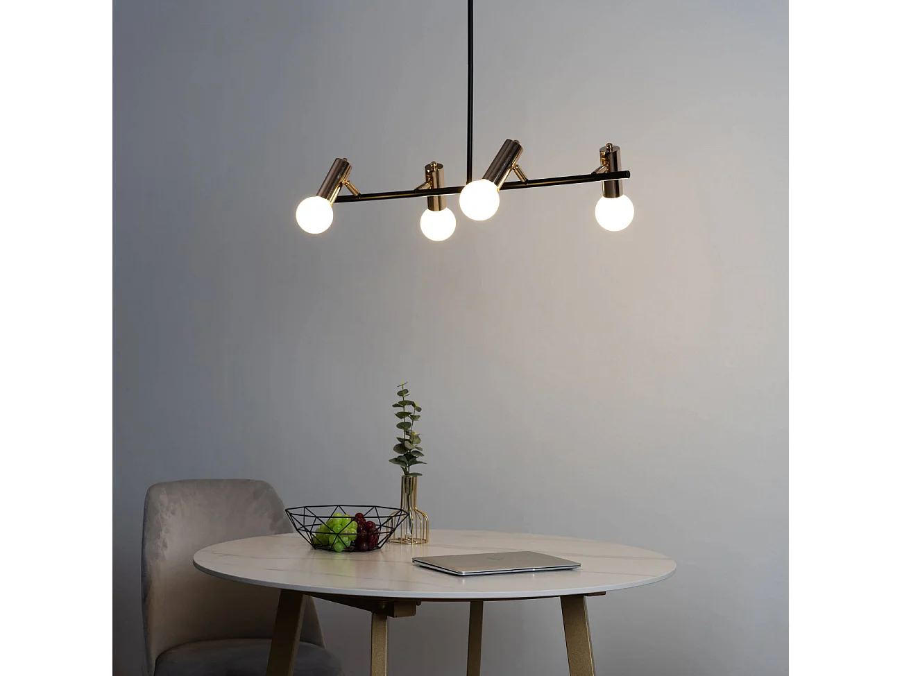 Suspension contemporaine en métal - Mady