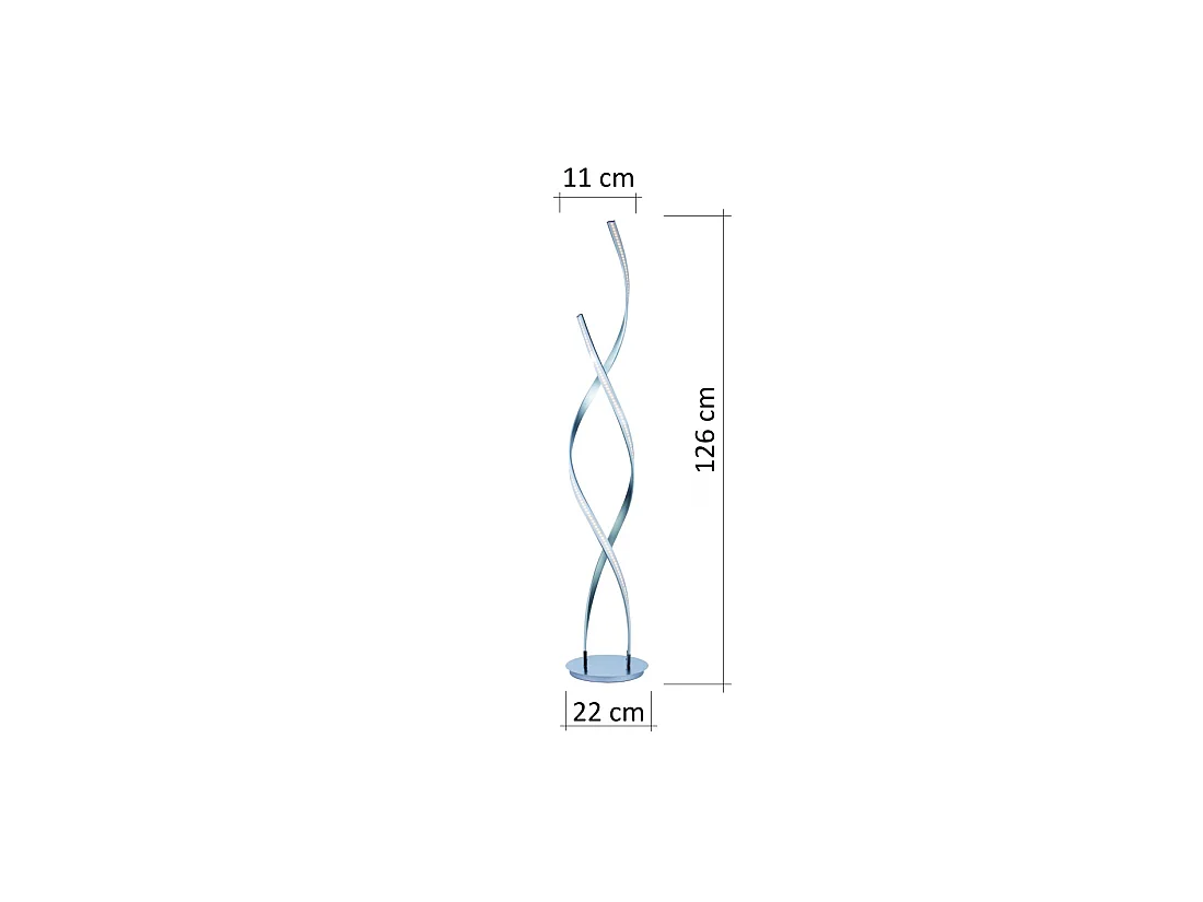Lampadaire LED Ultra Design - 126 cm Cascada