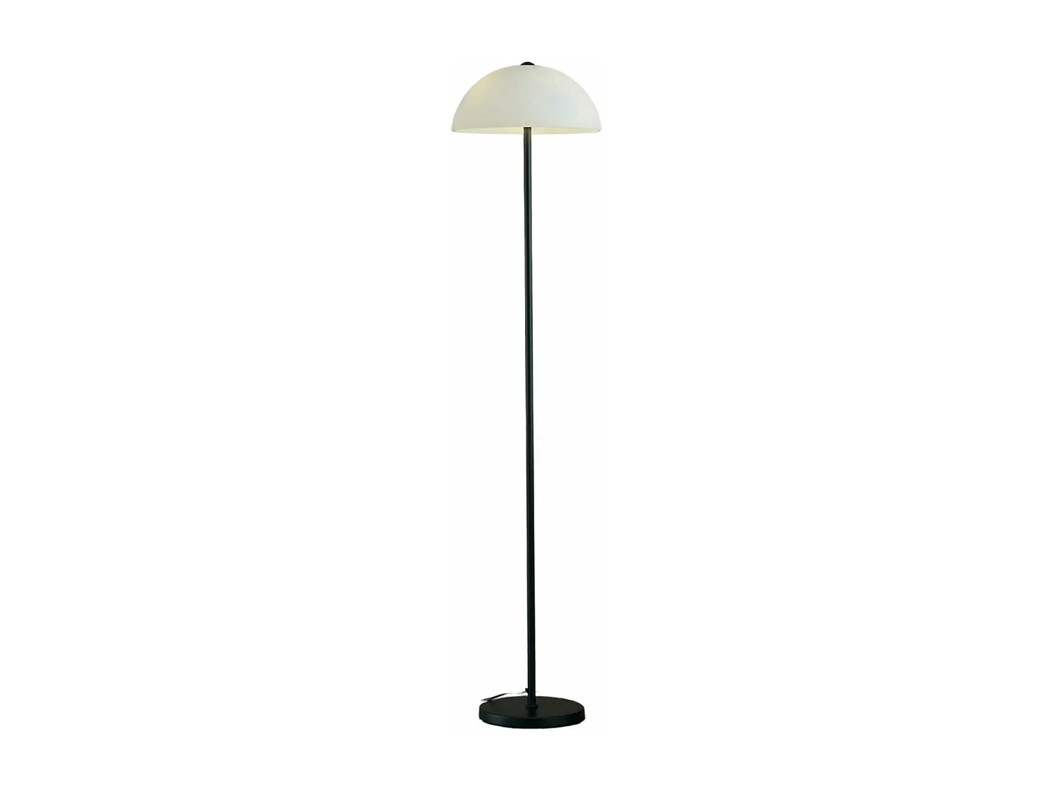 Élégant lampadaire minimaliste abat-jour en verre - Melito