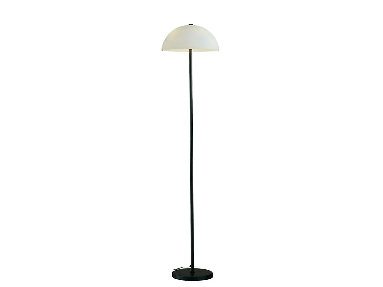 Élégant lampadaire minimaliste abat-jour en verre - Melito