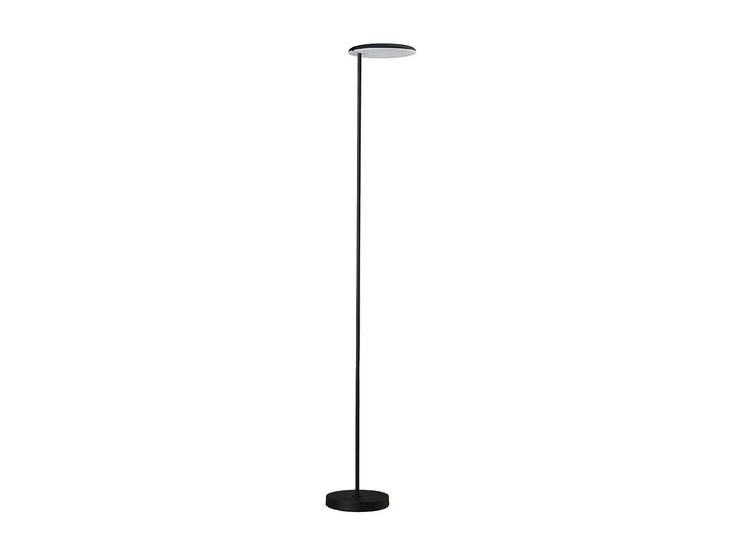 Lampadaire noir design épuré tête orientable dimmable - Kalena