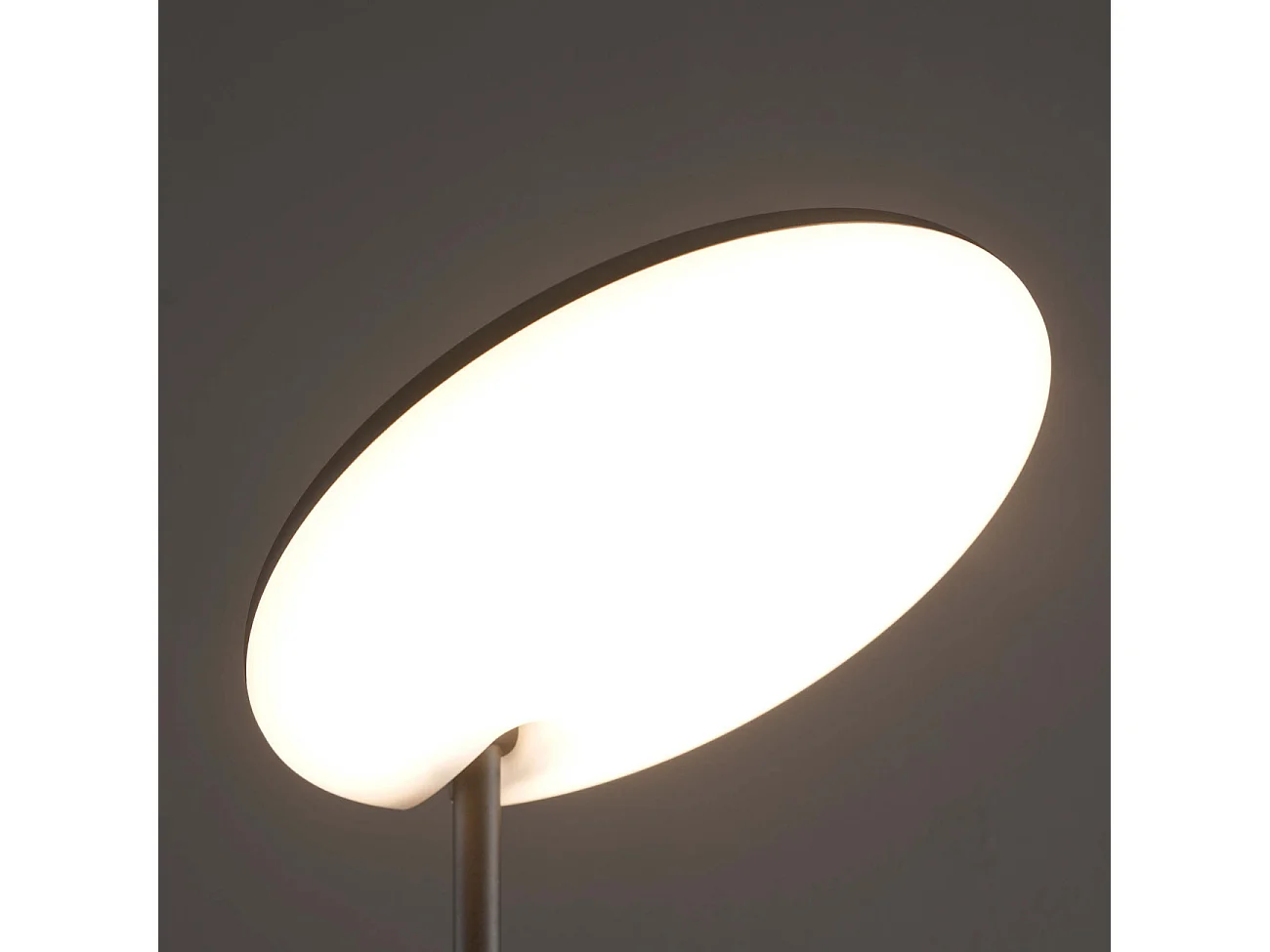 Lampadaire noir design épuré tête orientable dimmable - Kalena