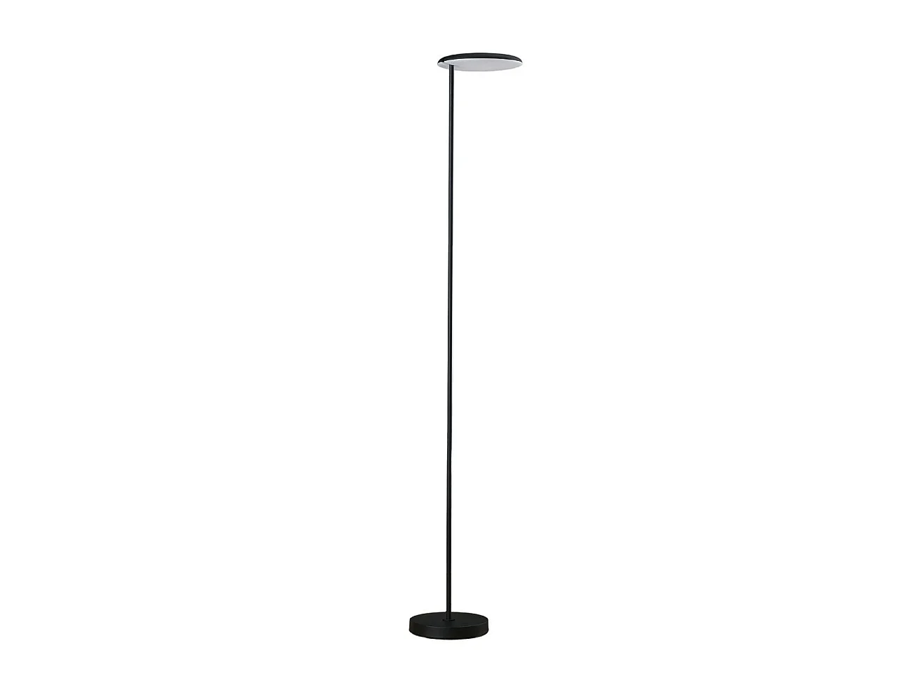Lampadaire noir design épuré tête orientable dimmable - Kalena
