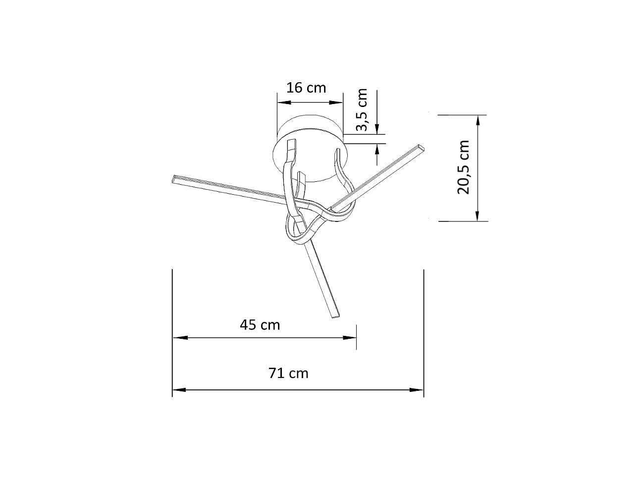 Plafonnier contemporain LED - Nodus