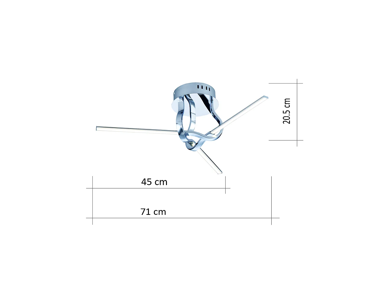 Plafonnier contemporain LED - Nodus